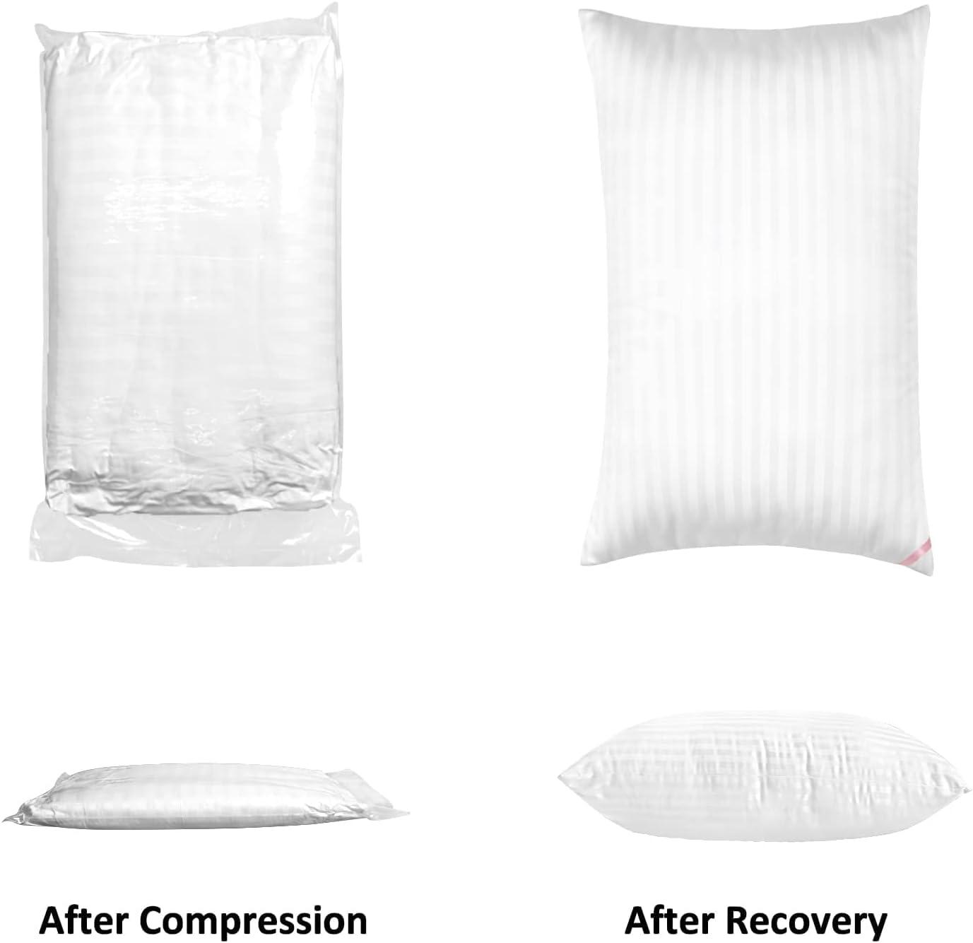 EIUE Hotel Collection Bed Pillows for Sleeping 2 Pack Queen Size，Pillows for Side and Back Sleepers,Super Soft Down Alternative Microfiber Filled Pillows,20 x 30 Inches - Image 5