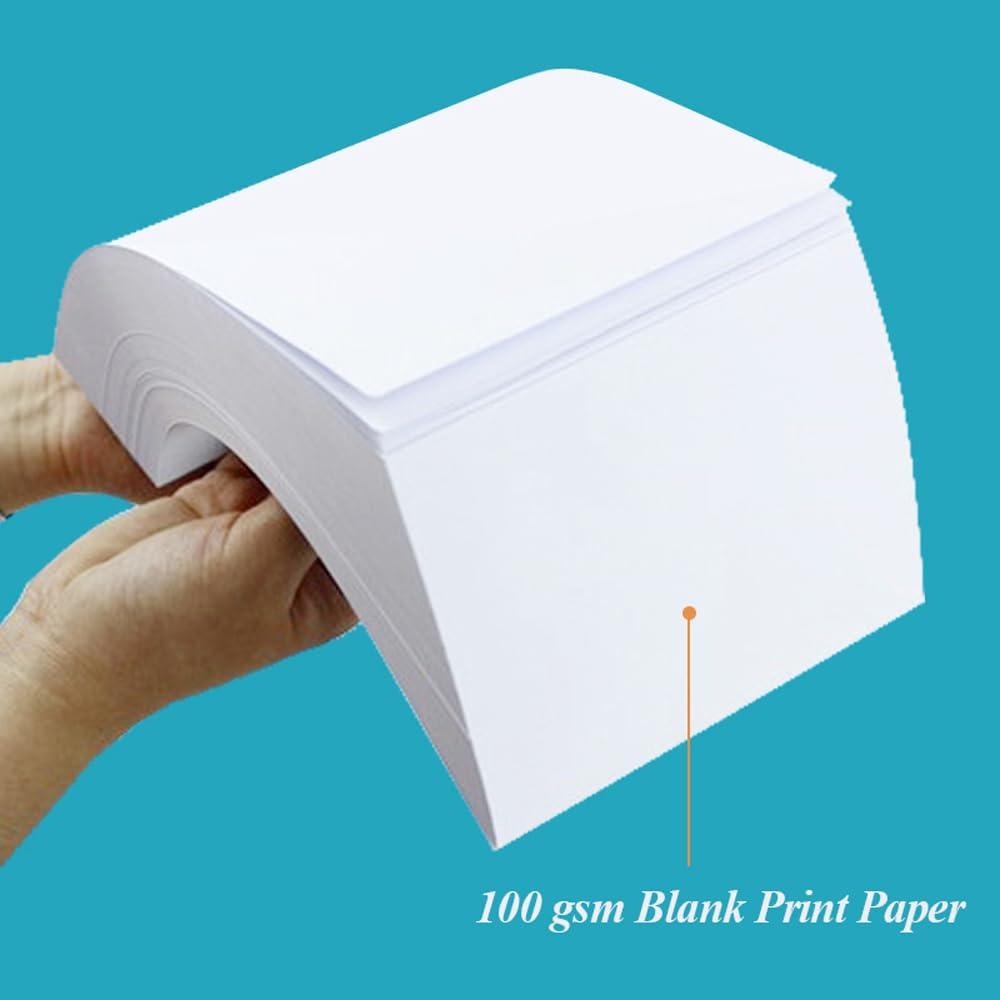 (3-Pack) 11" x 17" Blank Print Paper, 135Sheets/270Pages Copy Paper, DIY Template Printing in Office, 100gsm Blank Paper - Image 4