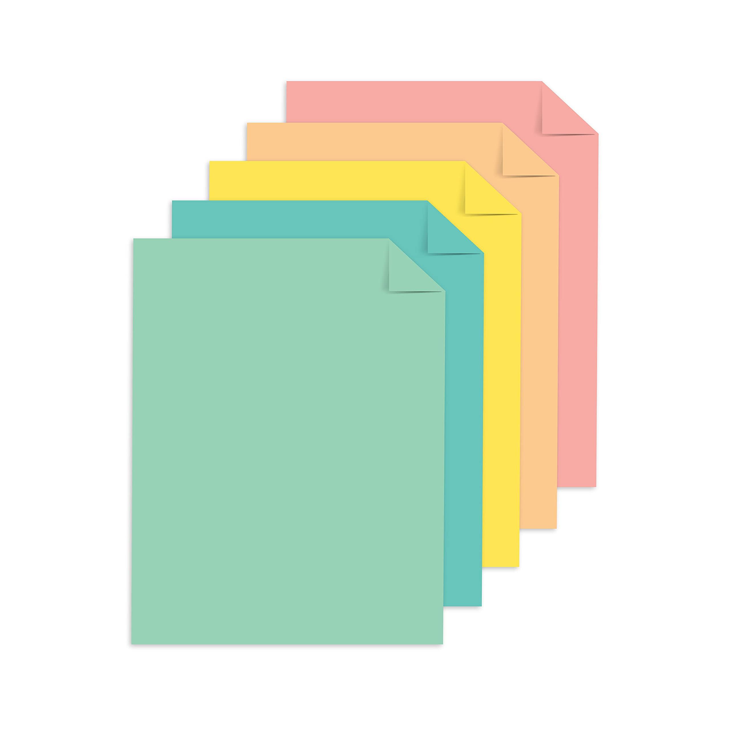 Astrobrights Mega Collection, Colored Paper, Punchy Pastel 5-Color Assortment, 625 Sheets, 24 lb./89 gsm, 8.5" x 11" - MORE SHEETS! (91732) - Image 3