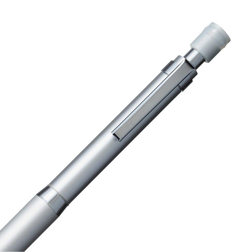 Uni Kuru Toga Roulette Model Auto Lead Rotation 0.5mm Mechanical Pencil, Silver Body (M510171P.26) - Image 4