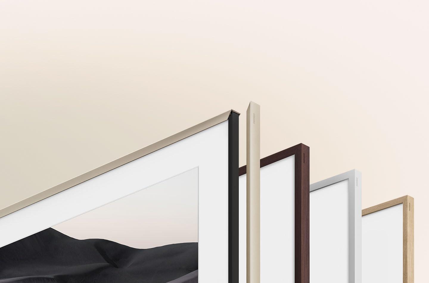 Samsung QN65LS03DAFXZA 65 Inch The Frame 4K Smart Quantum HDR TV with a Samsung VG-SCFA65TKB 65 Inch The Frame Customizable Bezel - Modern Teak (2024) - Image 7
