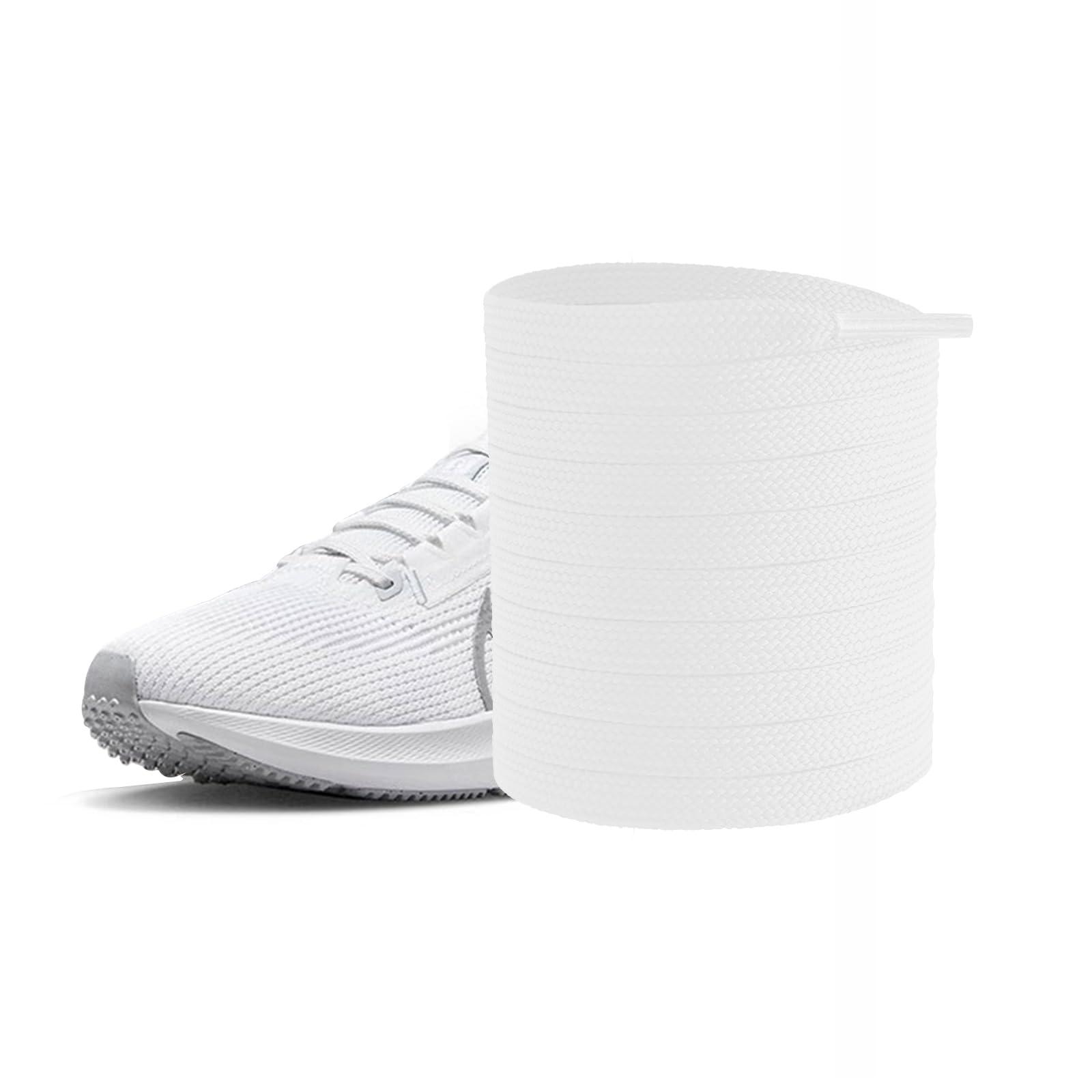UamGlsob 1/4" Flat Running Shoe Laces for Nike Pegasus Sneakers, 6mm Durable Thin Running Shoelaces Replacement Strings