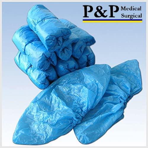 Disposable Shoe & Working Boot Covers Waterproof Durable Non-Slip Resistant Polypropylene for Offices Indoor Carpet Protection Universal Size by P&P Medical Surgical 100 (50 pairs) - Image 5