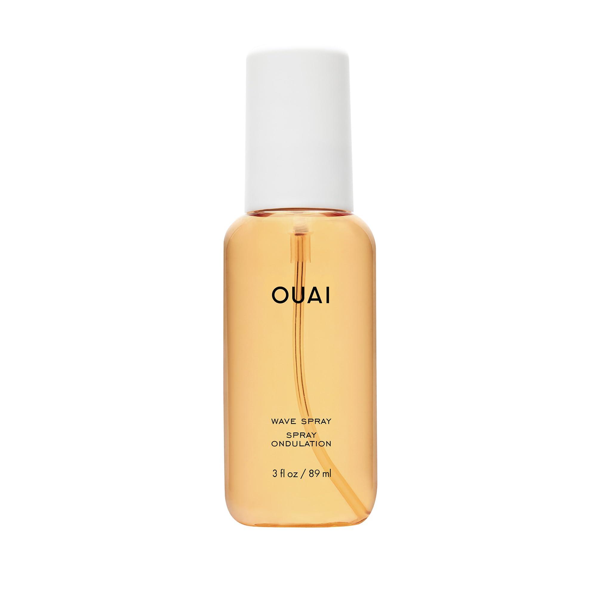 OUAI Travel Size Wave Spray - Texture Spray for Hair with Coconut Oil and Rice Protein - Adds Texture, Volume & Shine for Beach Waves - Paraben Free, Safe for Color & Keratin-Treated Hair (3 fl oz) - Image 1