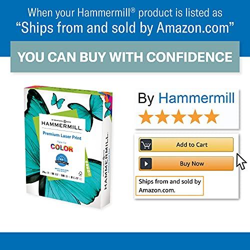 Hammermill Printer Paper, Premium Laser Print 24 lb, 8.5 x 11-5 Ream (2,500 Sheets) - 98 Bright, Made in the USA, 104640C - Image 7