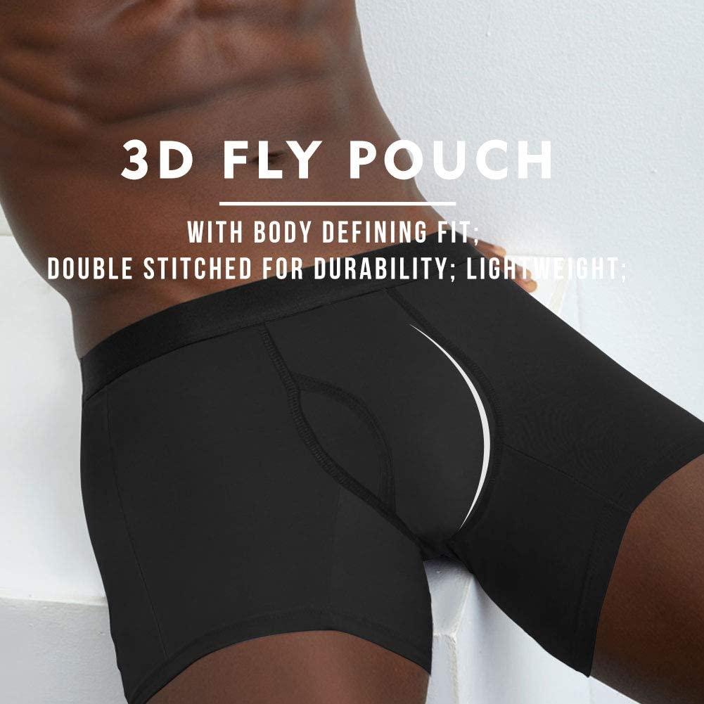 5Mayi Men's Underwear Boxer Briefs Cotton Regular Long Mens Boxer Briefs Underwear Men Pack S M L XL XXL - Image 4