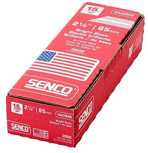 Senco DA25EPB 15 Gauge by 2-1/2 inch Length Bright Basic Finish Nail (3,000 per box) - Image 4