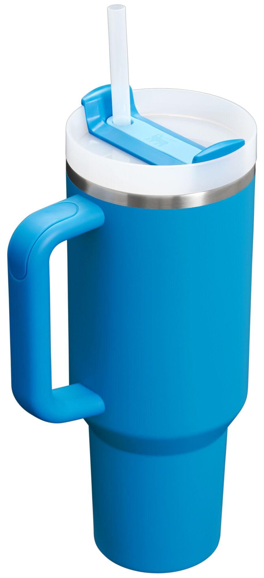 STANLEY Quencher H2.0 Tumbler with Handle and Straw 40 oz | Flowstate 3-Position Lid | Cup Holder Compatible for Travel | Insulated Stainless Steel Cup | BPA-Free | Azure - Image 3