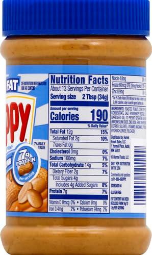 SKIPPY Reduced Fat SUPER CHUNK Extra Crunchy Peanut Butter Spread, 16.3 Ounce - Image 12