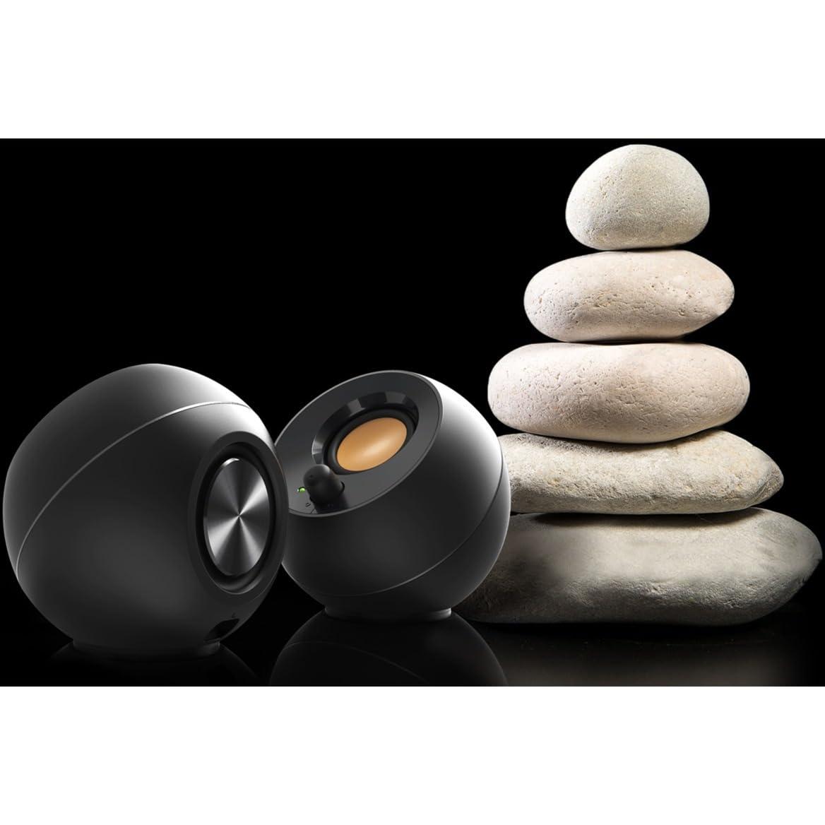 Creative Pebble 2.0 USB-Powered Desktop Speakers with Far-Field Drivers and Passive Radiators for Pcs and Laptops (Black) - Image 2