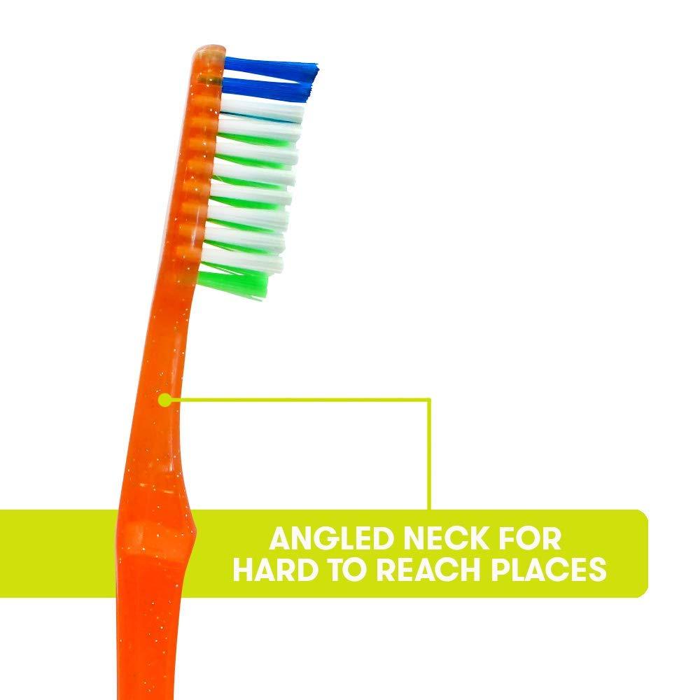 Reach Crystal Clean Toothbrush, Medium Bristles, 1 Count, Pack of 6 - Image 6