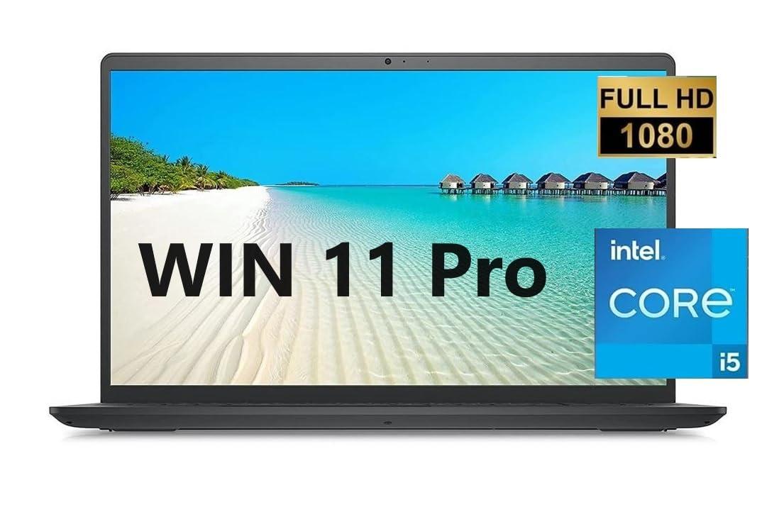 Dell 2023 Inspiron 15 Business Laptop, 15.6" 1920x1080 FHD, 12th Gen Intel i5-1235U 4.4 GHz,16G RAM, 512G SSD, Win 11 Pro, Webcam, Bluetooth, Carbon Black