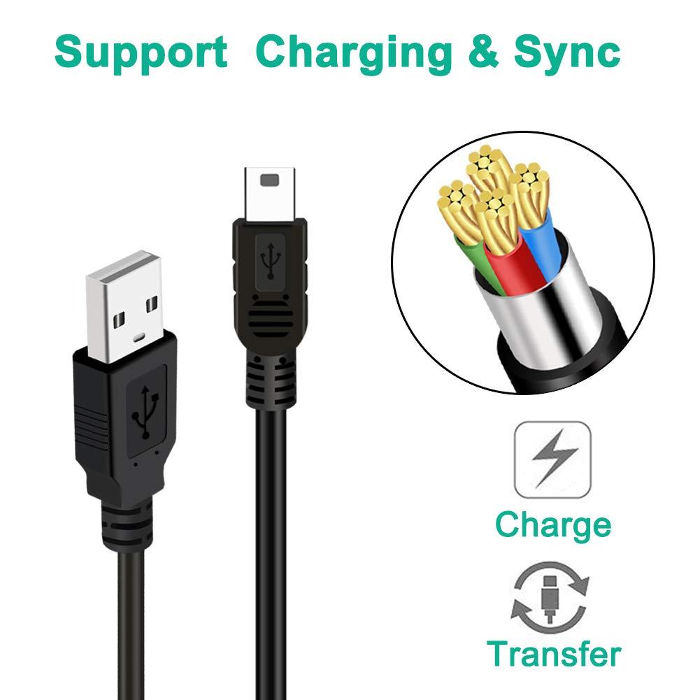 SCOVEE PS3 Charger Cable,10ft PS3 Controller Charging Cord,Mini USB Cable for Sony Playstation 3 Controller DualShock 3 PS Move Slim Wireless Game,TI84 Plus CE Charging Cables Mini-B Charger Data Wire - Image 4