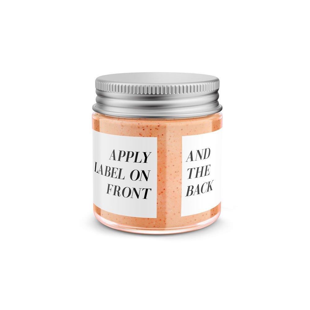 120 Labels for 4 oz Jars, 1.75 in. x 2.75 in. (White Waterproof Vinyl (Inkjet only)) - Image 2