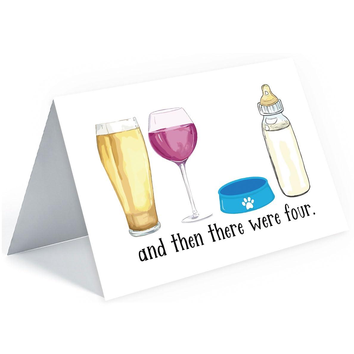 Hqulpr Lovely Baby Shower Congratulations Card - Funny New Born Card for Pregnant Couple, Parents - Image 6