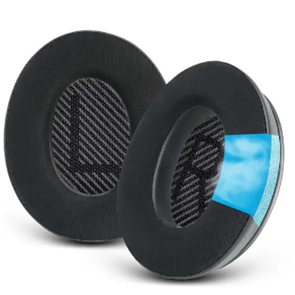 Cooling-Gel Bose QC35 Replacement Ear Pads,Earpads for Bose QuietComfort 35 (QC35) & Quiet Comfort 35 II (QC35 ii) Headphones, Noise Isolation Foam, Added Thickness Ear Pads Cushions (Black) - Image 5