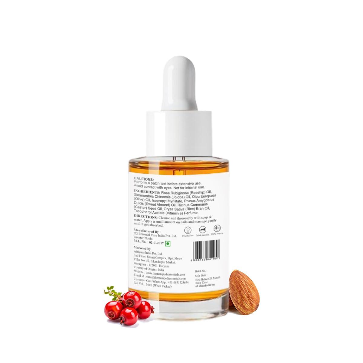 Natural Nail Growth Oil. Powerful Blend of Rosehip, Jojoba & Amond Oils. Promotes Stronger, Healthier Nails. Hydrates & Strengthens Cuticles for Faster Nail Growth - 1 Fl Oz - Image 7