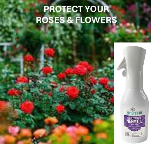 Nature's IQ Cold Pressed Neem Oil w/Spray Mist Technology. Indoor and Outdoor Plant Protection. Twin Pack - Image 4