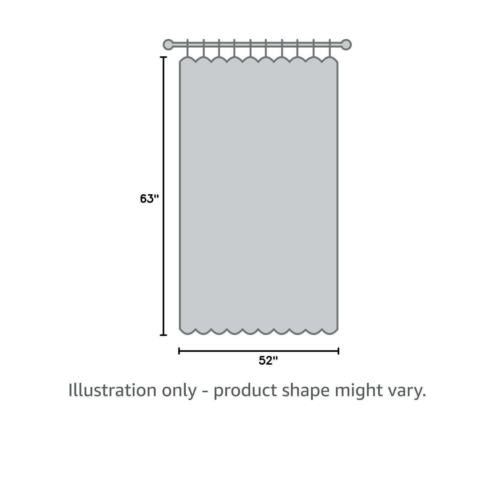 Loyala Star Blackout Curtains for Bedroom, Nursery Double Layer Curtains Cute Curtains, Kids Curtains for Boys, 63 Inch Length 2 Panels, Grey Curtains, 52 X 63 Inches - Image 2