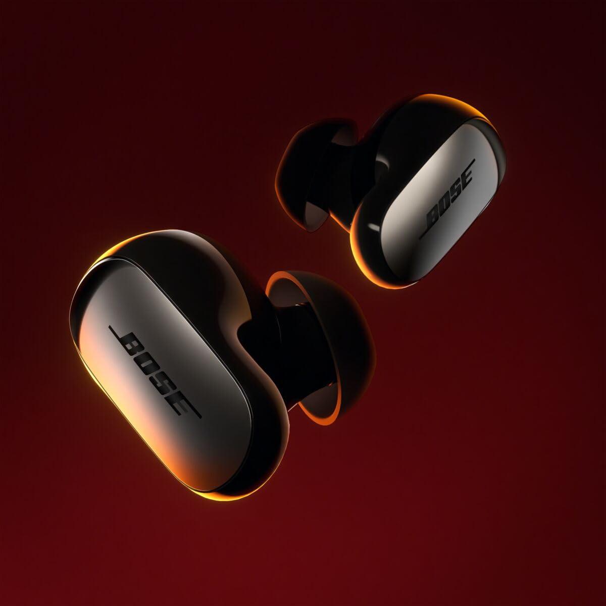 Bose QuietComfort Ultra Bluetooth Earbuds, Wireless Earbuds with Spatial Audio and World-Class Active Noise Cancellation, Deep Bass, Up to 6 Hours of Playtime, Black - Image 2