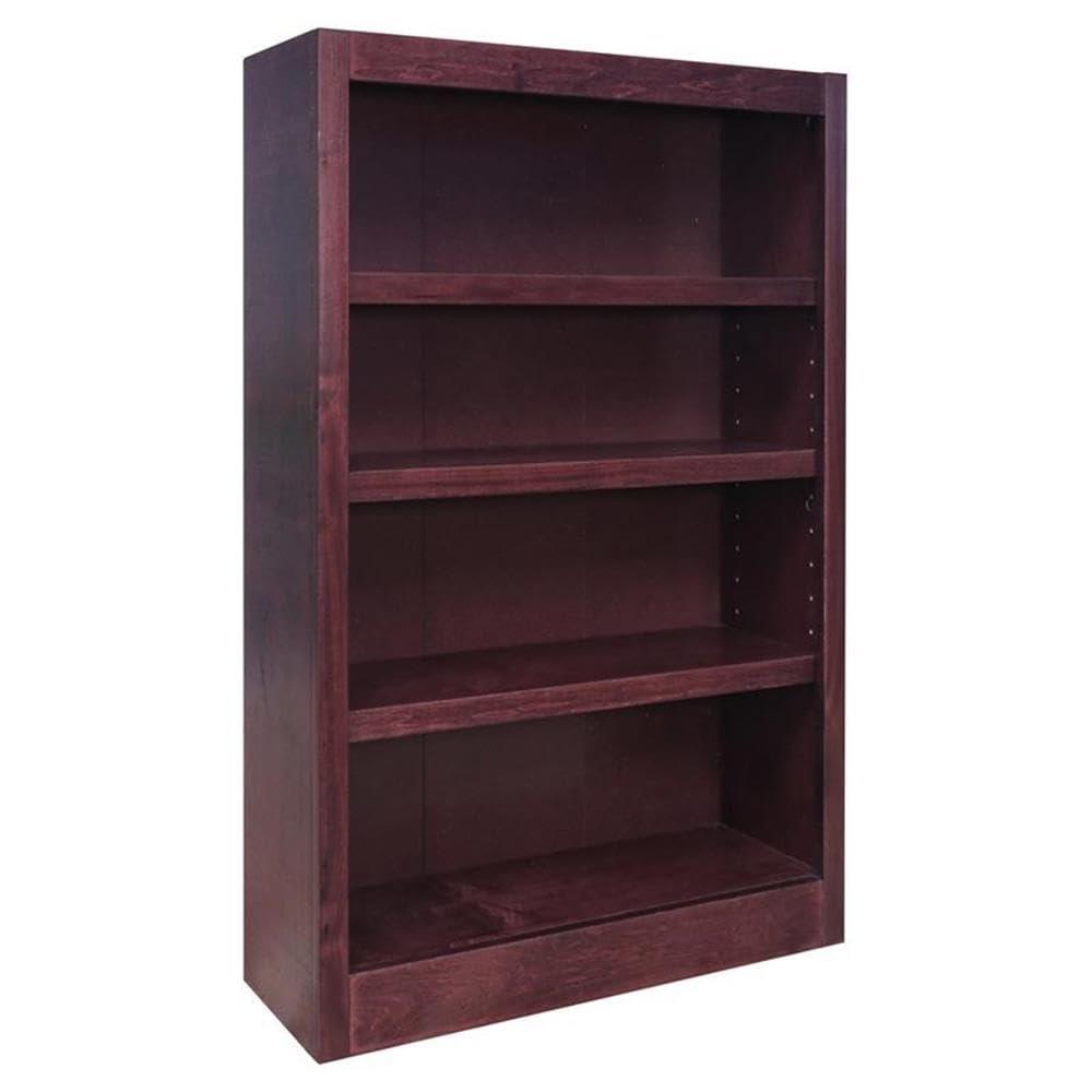 Concepts In Wood Midas Four Shelf Bookcase 48" H Cherry Finish