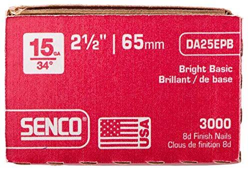 Senco DA25EPB 15 Gauge by 2-1/2 inch Length Bright Basic Finish Nail (3,000 per box) - Image 5