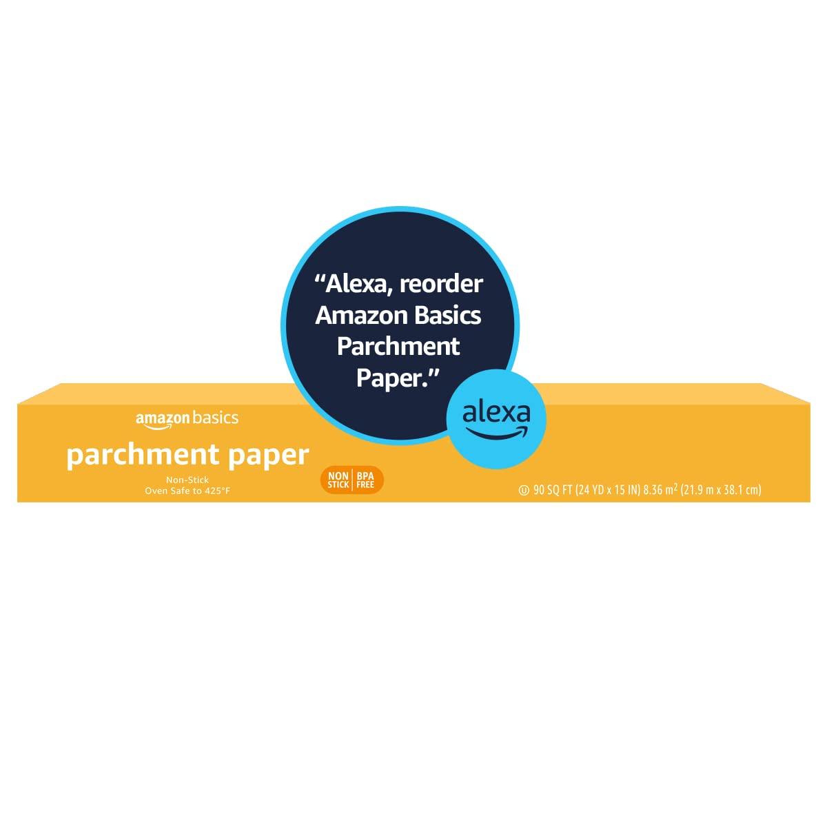 Amazon Basics Parchment Paper for Baking, Non-Stick, 90 Sq Ft Roll, 1 Pack - Image 6