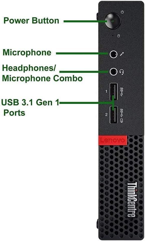 Lenovo ThinkCentre M910Q Tiny Desktop Computer, Intel Core i7-6700T Upto 3.6GHz, 32GB RAM, 1TB NVMe SSD, 4K 3-Monitor Support DisplayPort, HDMI, AC Wi-Fi, Bluetooth - Windows 10 Pro (Renewed) - Image 3