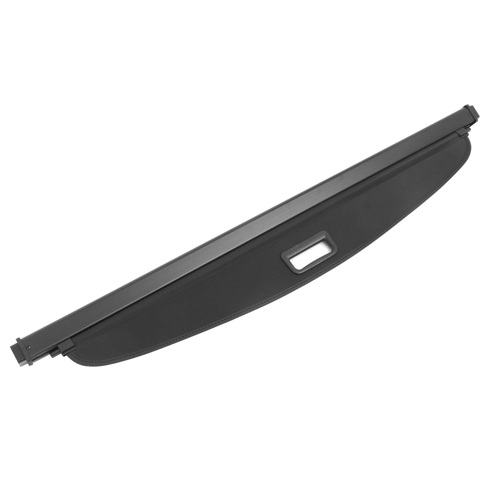 IKON MOTORSPORTS, Rear Cargo Cover Compatible with 2020-2025 Ford Escape, Retractable Rear Trunk Security Cargo Cover Luggage Shade Black Canvas - Image 3