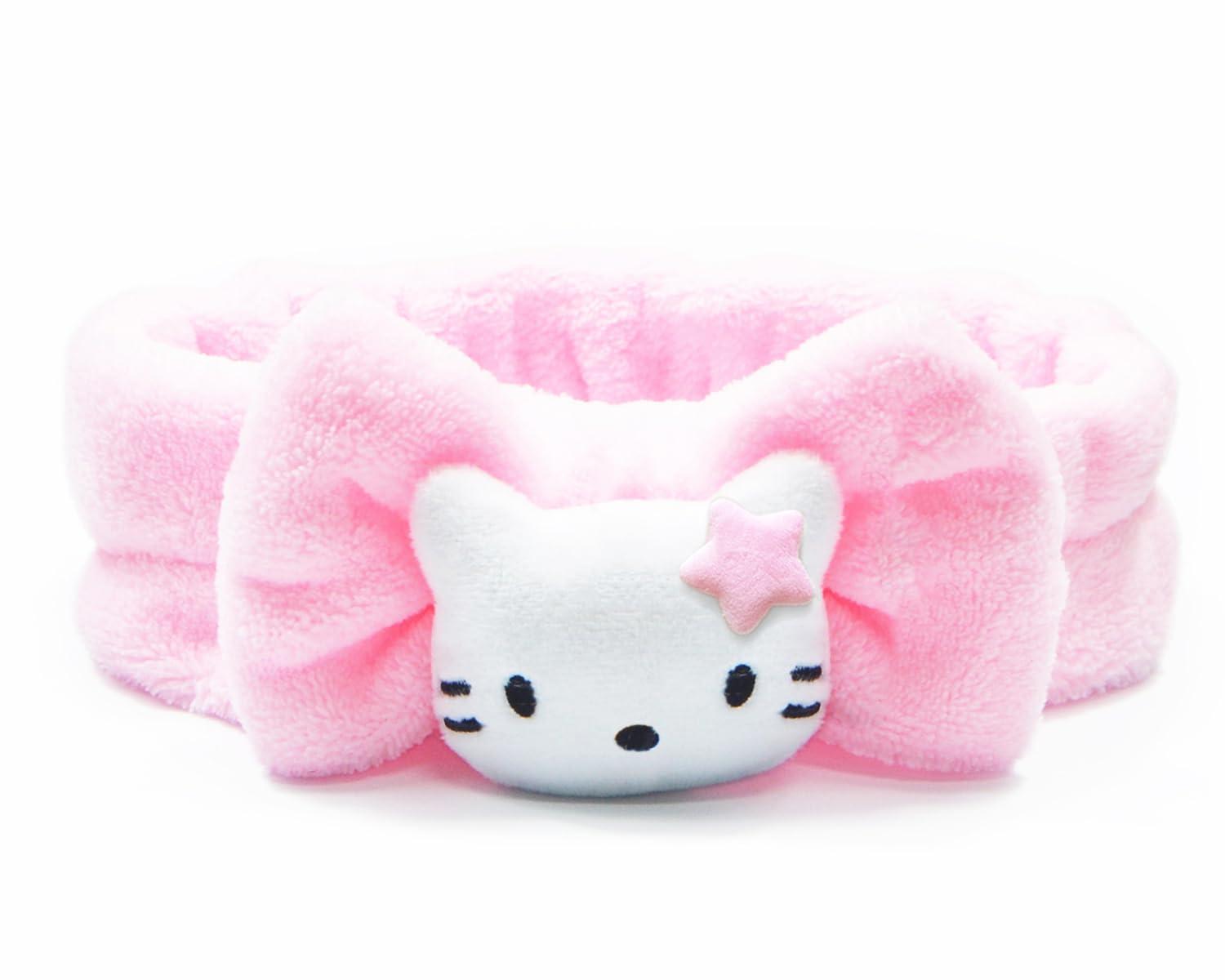 GGJQQDM Kawaii Headband for Spa, Makeup, Face Washing & Pajama Parties - Suitable for Girls and Women (F)