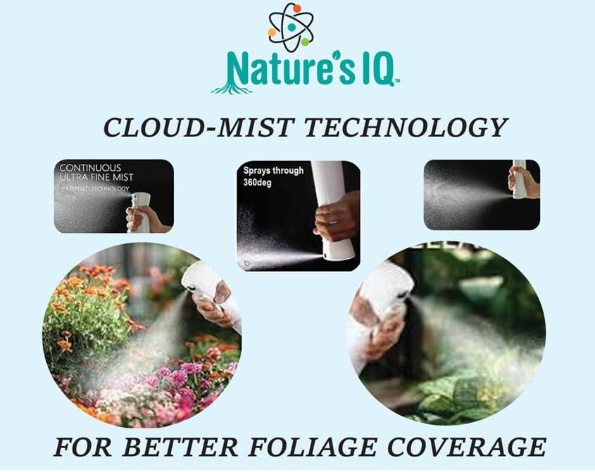 Nature's IQ Cold Pressed Neem Oil w/Spray Mist Technology. Indoor and Outdoor Plant Protection. Twin Pack - Image 2