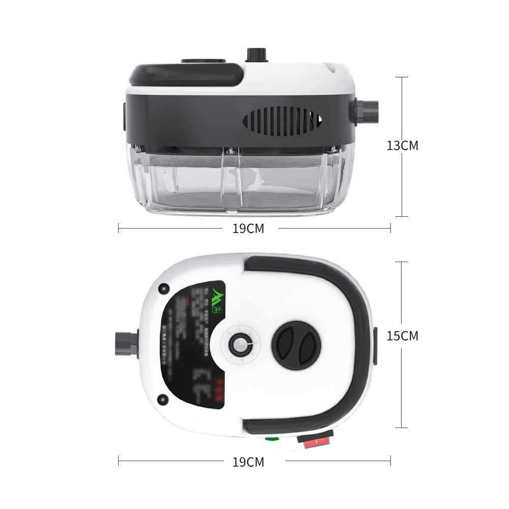 Decdeal Steam Cleaner - 2500W High Temperature Pressurized Handheld Steam Cleaning Machine with Brush Heads and Gloves, for Car Floors Kitchen Furniture Bathroom Windows - Image 2