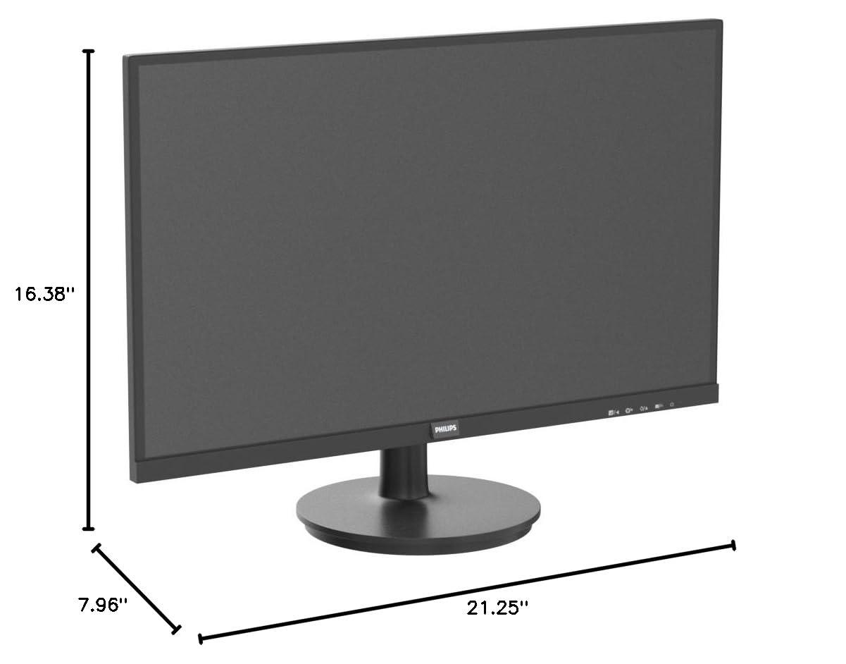 PHILIPS 24 inch Frameless Full HD (1920 x 1080) 100Hz Monitor, VESA, HDMI x1, VGA Port x1, Eye Care, 4 Year Advance Replacement Warranty, 241V8LB - Image 7