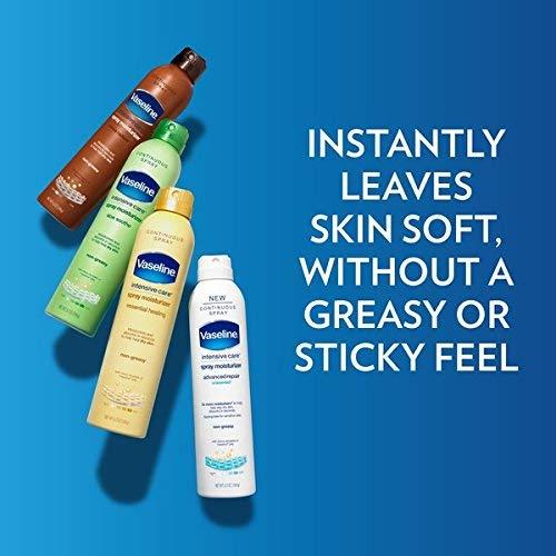Vaseline Aloe Soothe Spray 2-Pack – Non-Greasy, Fast-Absorbing All-Over Soothing Moisturizer for Dry Skin, 6.5 Oz Ea - Image 5