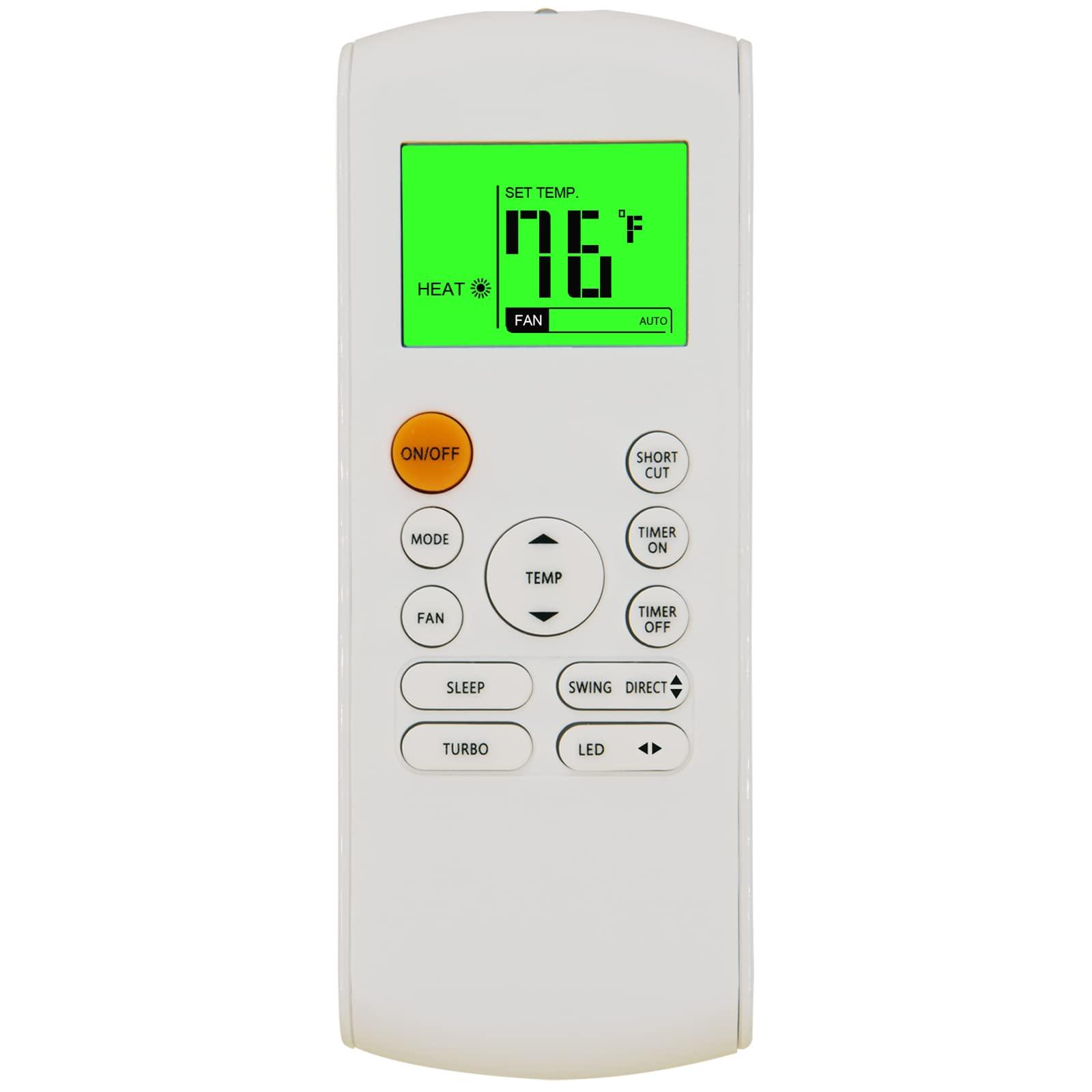 Replacement Remote Control for Midea MR COOL Koolking Bosch Carrier Toshiba AC Air Condtioner RG57B1/BGE RG57A6/BGEF RG57A6/BGEFU1 RG57E1/BGEU1 RG52A2/BGEFU1 RG57F3(B)/BGEFU1 RG57H3(B)/BGCEFU1-M -A - Image 7