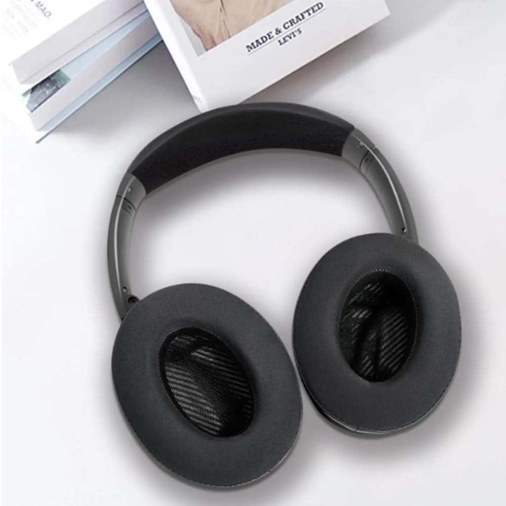 Cooling-Gel Bose QC35 Replacement Ear Pads,Earpads for Bose QuietComfort 35 (QC35) & Quiet Comfort 35 II (QC35 ii) Headphones, Noise Isolation Foam, Added Thickness Ear Pads Cushions (Black) - Image 7