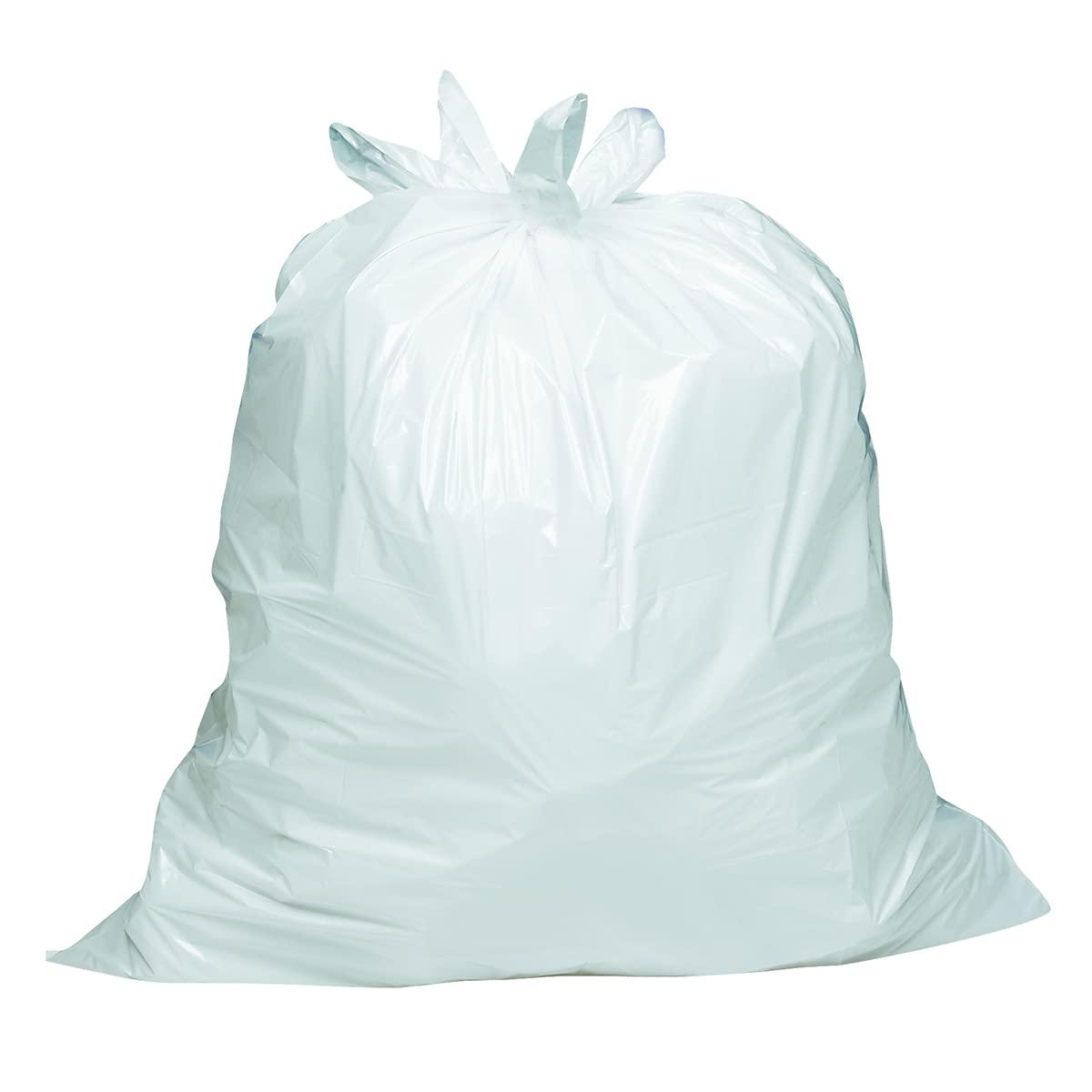 Amazon Basics 8 Gallon Flap Tie Trash Bags, 80 Count Fresh Scent - Image 3