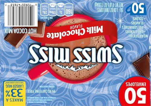 Swiss Miss Milk Chocolate Flavor Hot Cocoa Mix, 1.38 oz. 50-Count - Image 17