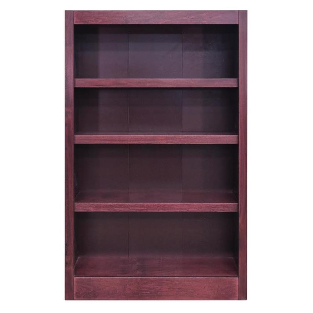 Concepts In Wood Midas Four Shelf Bookcase 48" H Cherry Finish - Image 4