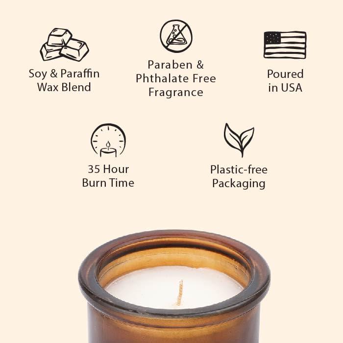 Northern Lights Candles Spirit Candles, Dark Rum & Oak - Image 5