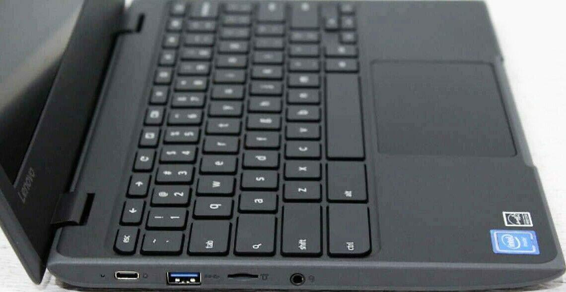 Lenovo 11.6in Chromebook, Intel Celeron N3350 Processor, 4GB RAM, 32GB eMMC SSD, WiFi, Bluetooth, Chrome OS (Renewed) - Image 6
