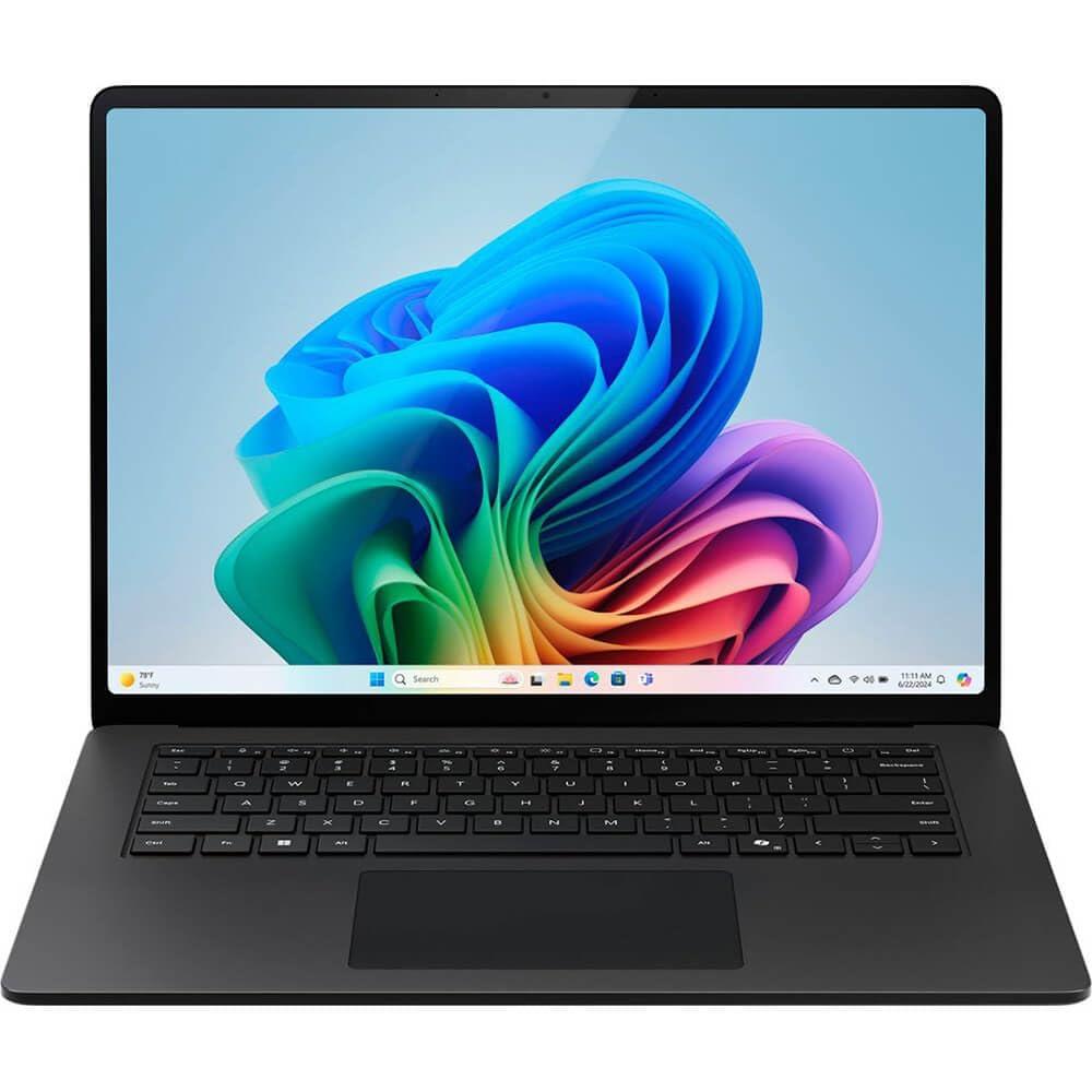 Microsoft Surface Laptop (2024), Windows 11 Copilot+ PC, 15" Touchscreen Display, Snapdragon X Elite (12 core), 16GB RAM, 1TB SSD Storage, Black