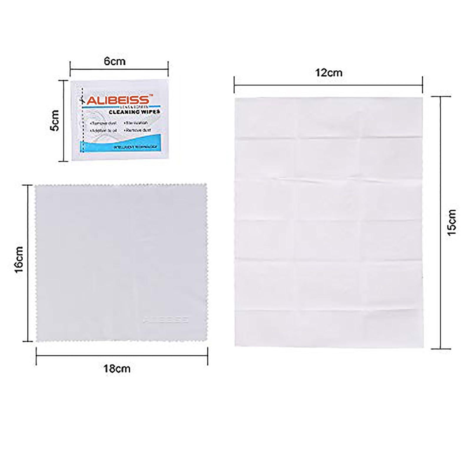 Pre-Moistened Lens Wipes ALIBEISS Screen Wipes for Glasses, Camera,Tablets, Smartphone, Screens and Other Delicate Surfaces,Pack of 100 - Image 4