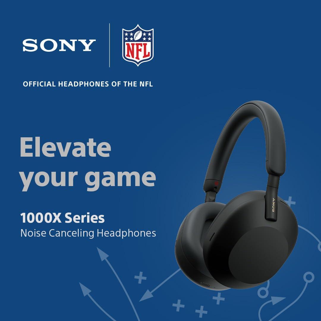 Sony WH-1000XM5 Premium Noise Canceling Headphones, Auto NC Optimizer, 30-Hour Battery, Alexa Voice Control, Black - Image 2