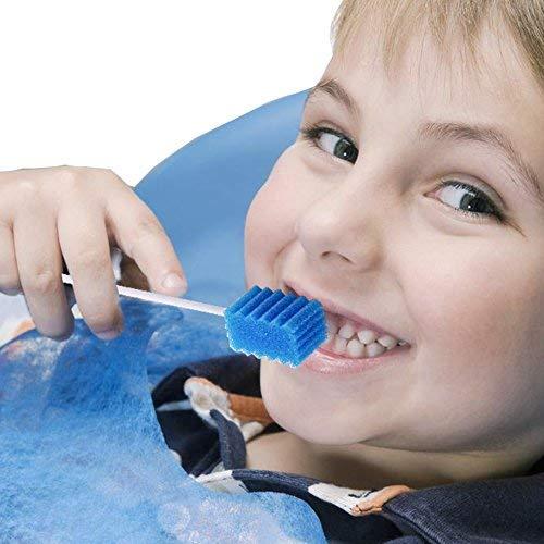 MUNKCARE Oral Care Swabs Disposable- Blue 100 Counts - Image 8