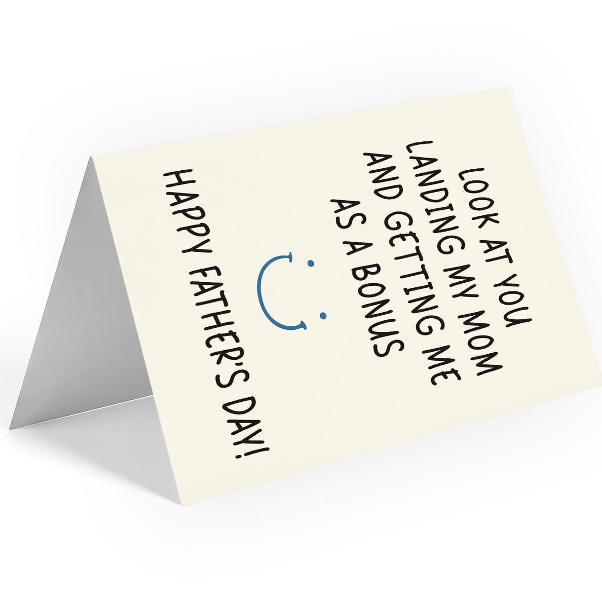 WowBefun Funny Fathers Day Card & Gifts from Daughter or Son | Dad Gifts for Fathers Day | Happy Father's Day Card & Gift for Dad | Father's Day Decorations - Image 4