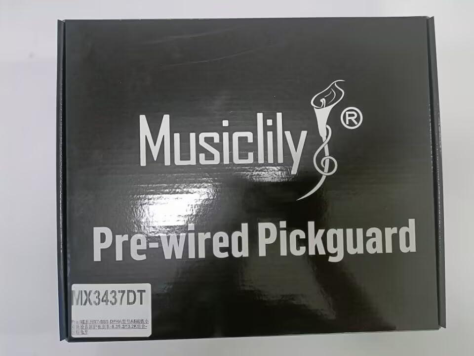 Musiclily Pro-SE ST-DPHA Pre-wired SSS Pickguard with Alnico 5 Mini Rail Humbucker for Strat Style Electric Guitar, 4Ply Tortoise Shell - Image 10
