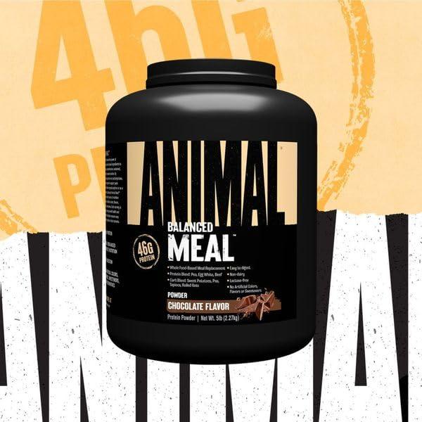 Animal Meal - Protein Shake with Whole Food Ingredients, Aids in Muscle Recovery, with Egg White, Beef & Pea Protein Blend, Chocolate Flavor, 5 lbs - Image 3
