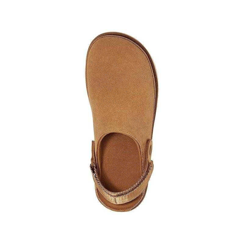 Lesihoe Womens Clog Platform Mules Clogs with Back Strap Women Suede Slipper Fall Shoes - Image 3