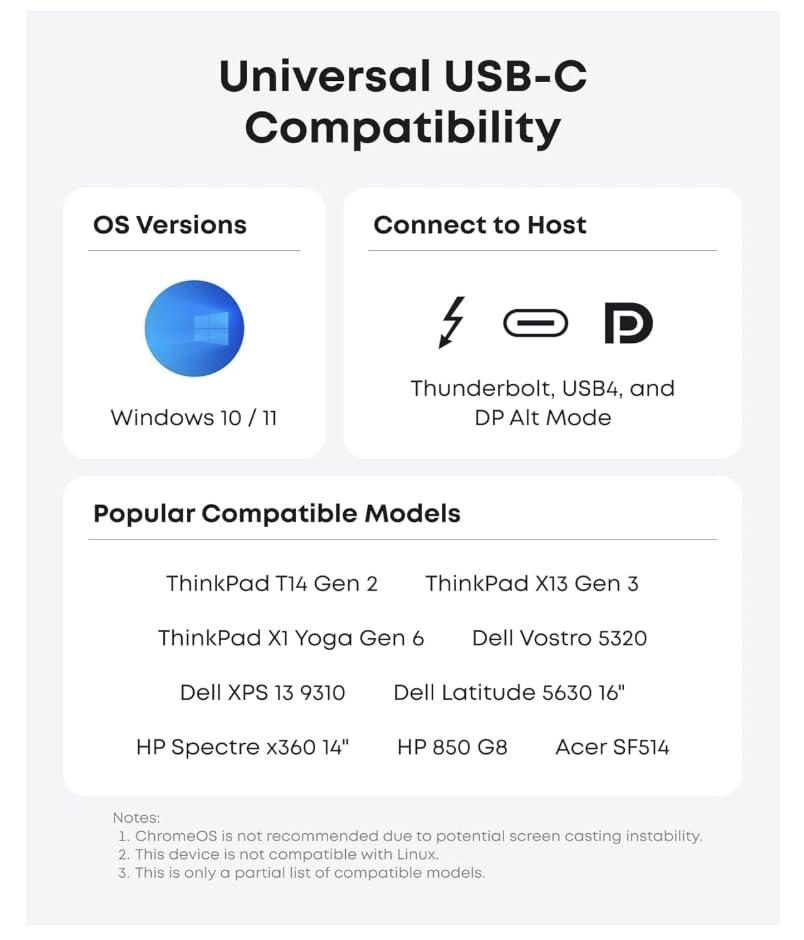 Anker Laptop Docking Station, 13-in-1 USB-C Docking Station, Triple Display with 2 x 4K HDMI and 1 x DP, 85W Charging for Laptop, 10 Gbps USB-C and 5 Gbps USB-A Data, Ethernet, Audio, SD - Image 7